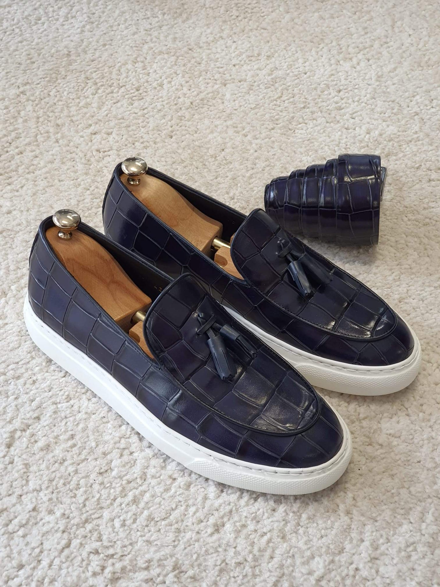 Varese Navy Blue Shoes