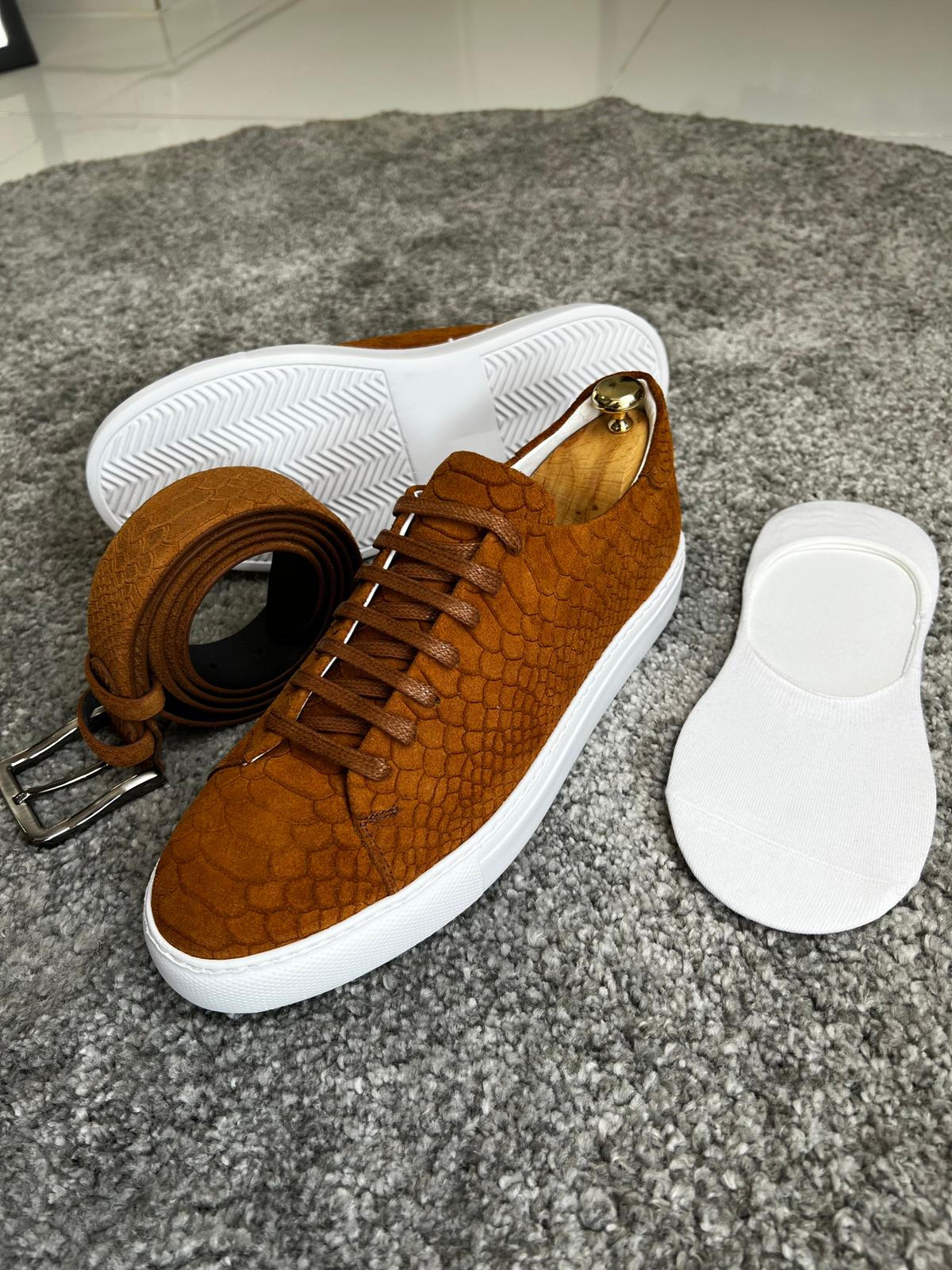 Collin Suede Tan Sneakers