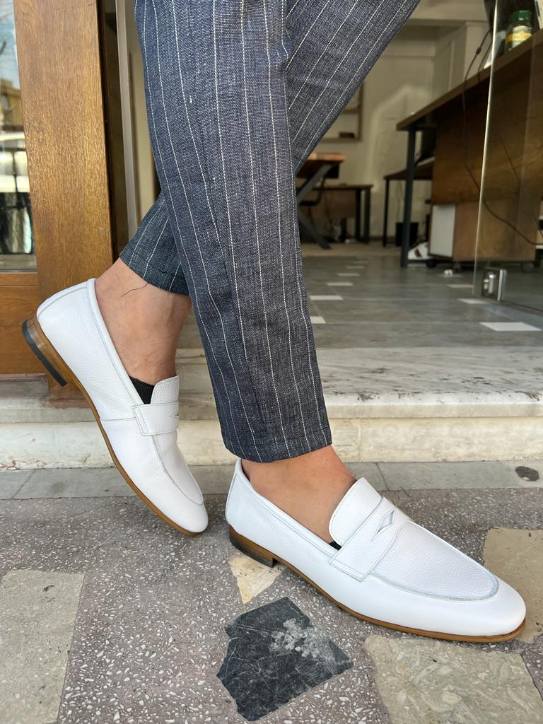 Quira White Loafers