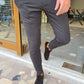 Aachen Black Slim Fit Pants