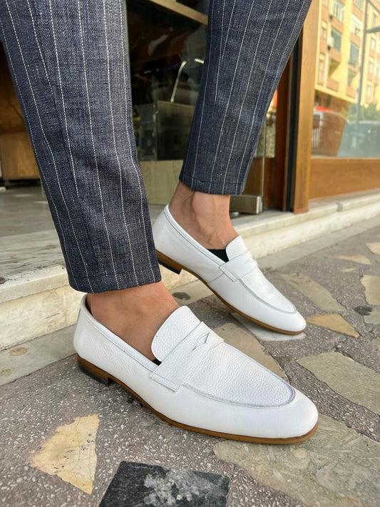 Quira White Loafers