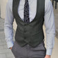 Chester Green Double Breasted Vest