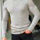 Hamilton Gray Slim Fit Turtleneck Sweater