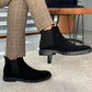 Dallas Suede Black Chelsea Boots