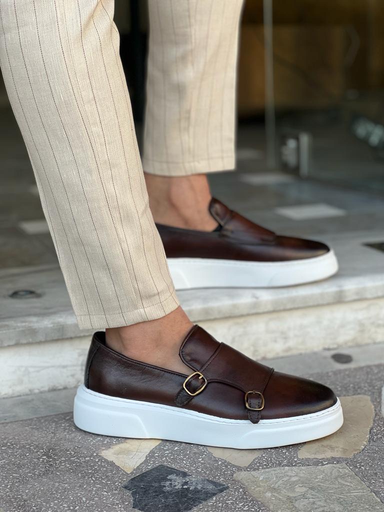 Lyon Brown Casual Shoes