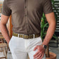 Elche Khaki Slim Fit Shirt