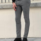 Siena Gray Self-Patterned Pants