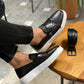 Toluca Black Leather Shoes