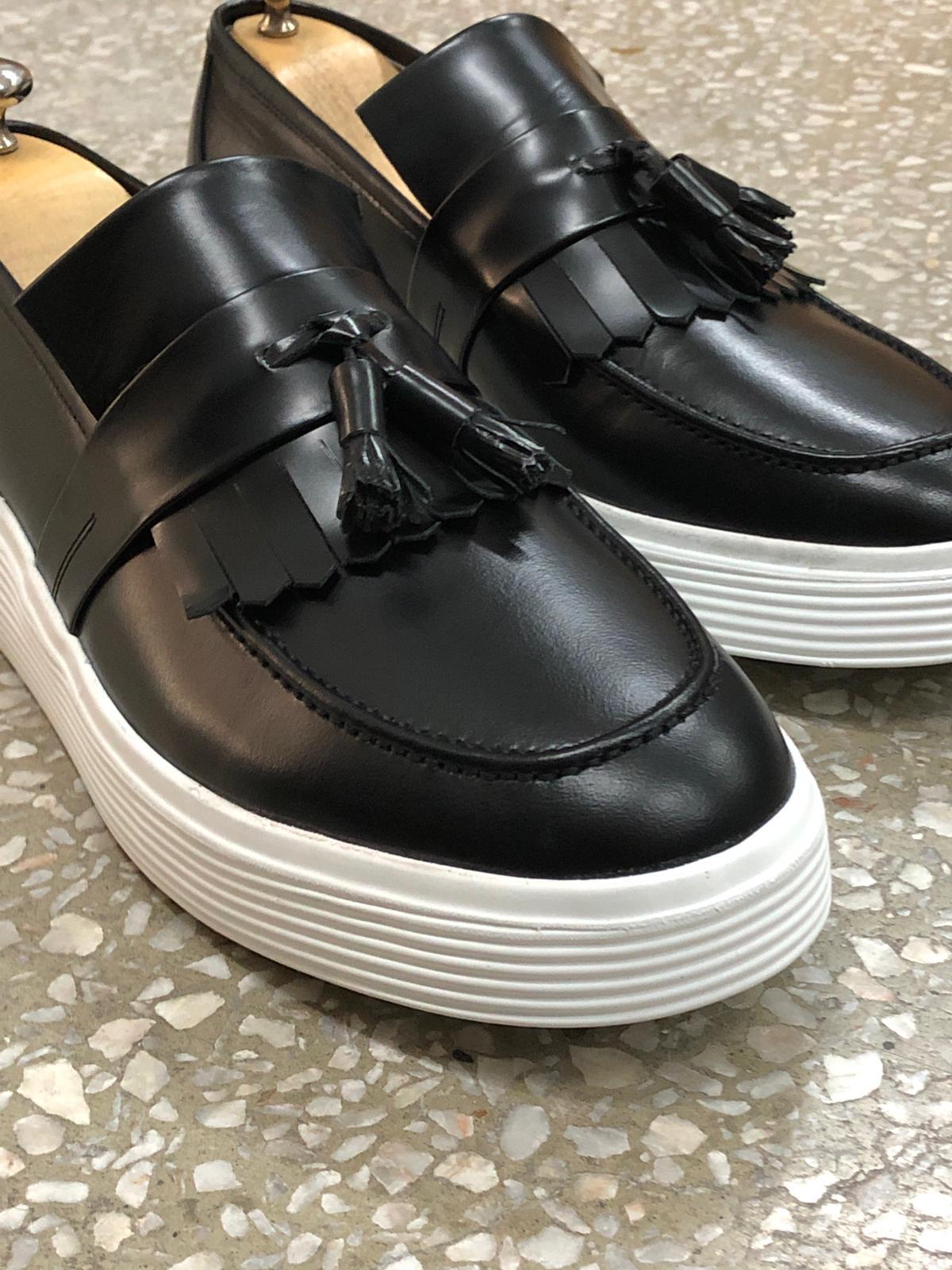 Elmore Black Loafers