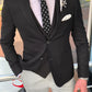 Varese Black Slim Fit Blazer