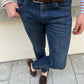 Gavin Navy Blue Slim Fit Jeans
