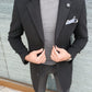 Cancun Black Wool Coat