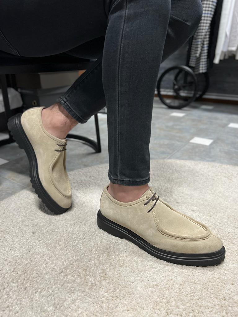 Nyon Suede Beige Shoes