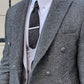 Clarra Smoked Double Breasted Coat