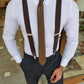 Atlanta White Chain Collar Slim Fit Shirt