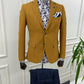 Kerem Camel Slim Fit Blazer