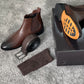 Lucca Brown Chelsea Boots