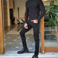 Ascona Black Turtleneck Knitwear