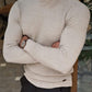Lucca Beige Turtleneck Knitwear