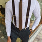 Atlanta White Chain Collar Slim Fit Shirt