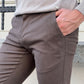 Siena Brown Self-Patterned Pants