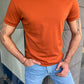 Gareth Camel Slim Fit T-Shirt