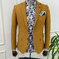 Kerem Camel Slim Fit Blazer