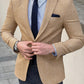 Thomas Yellow Slim Fit Blazer