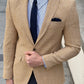 Thomas Yellow Slim Fit Blazer