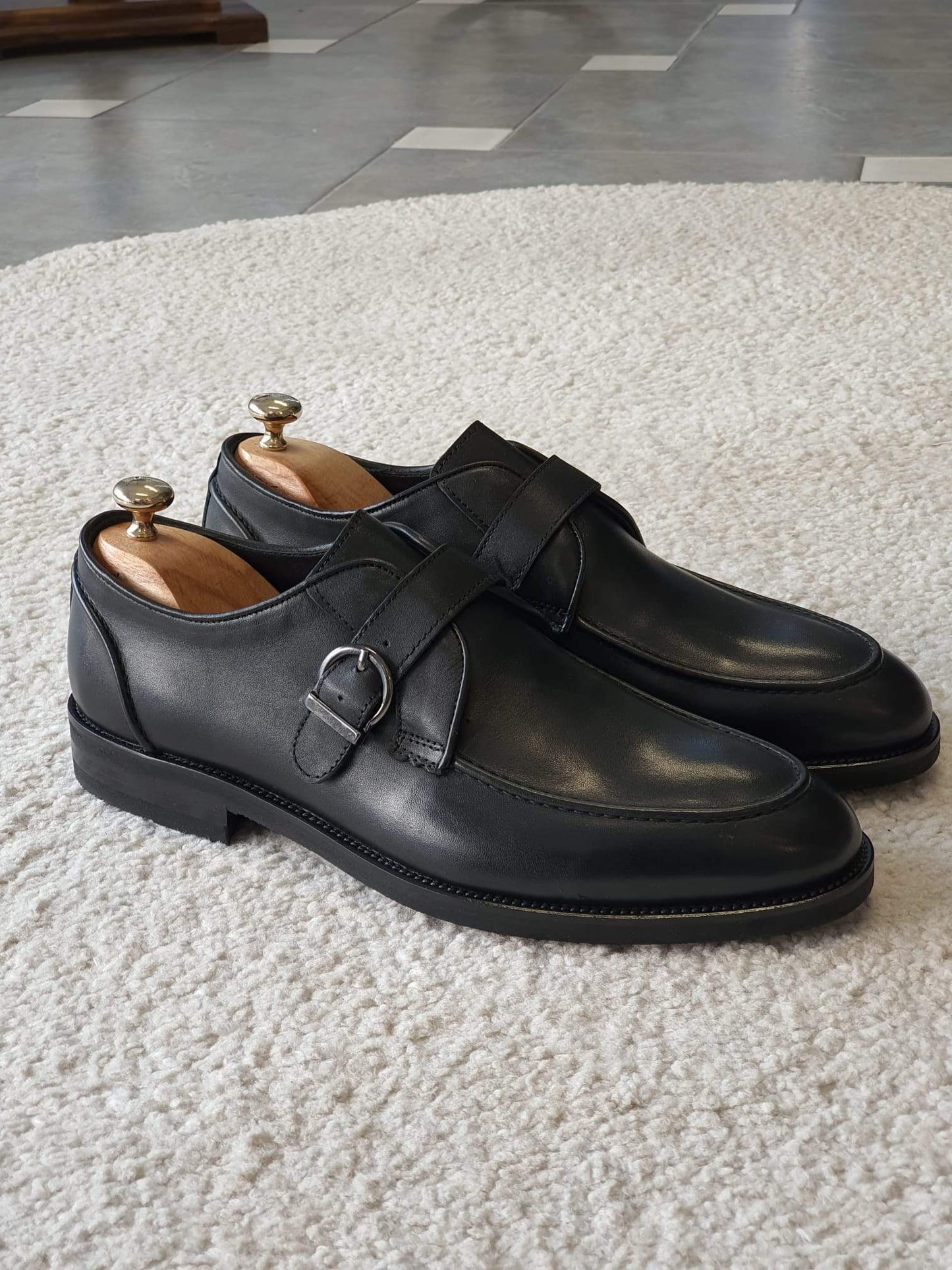 Preston Black Sardinelli Classic Shoes