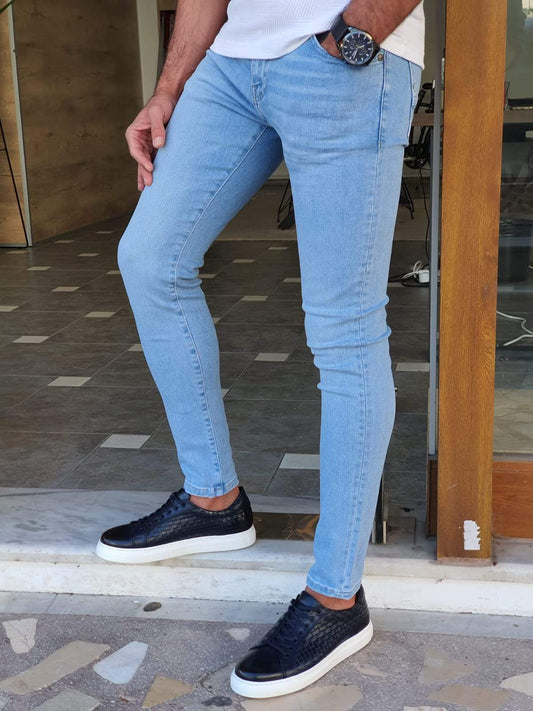 Elmore Blue Slim Fit Jeans