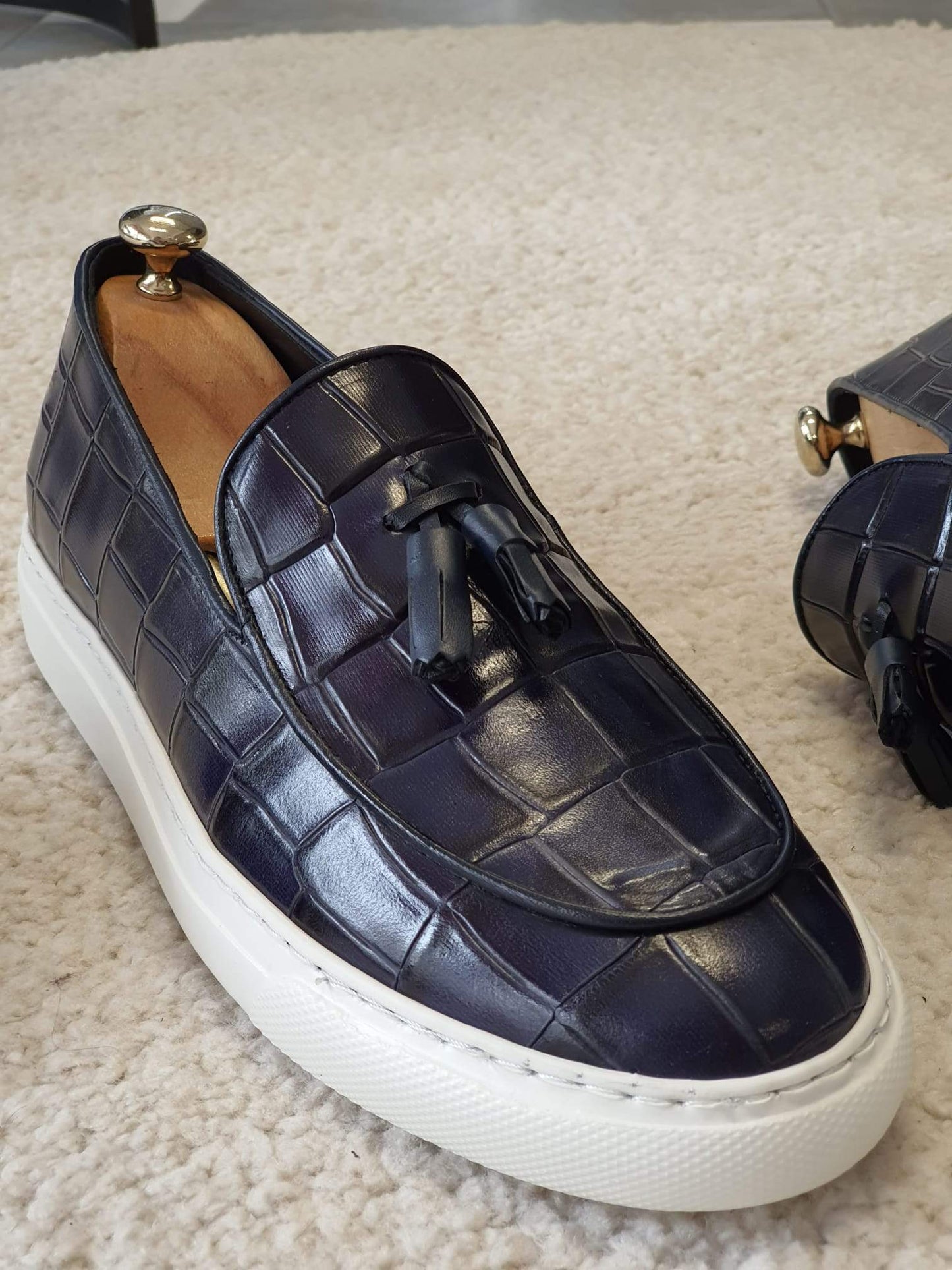 Varese Navy Blue Shoes