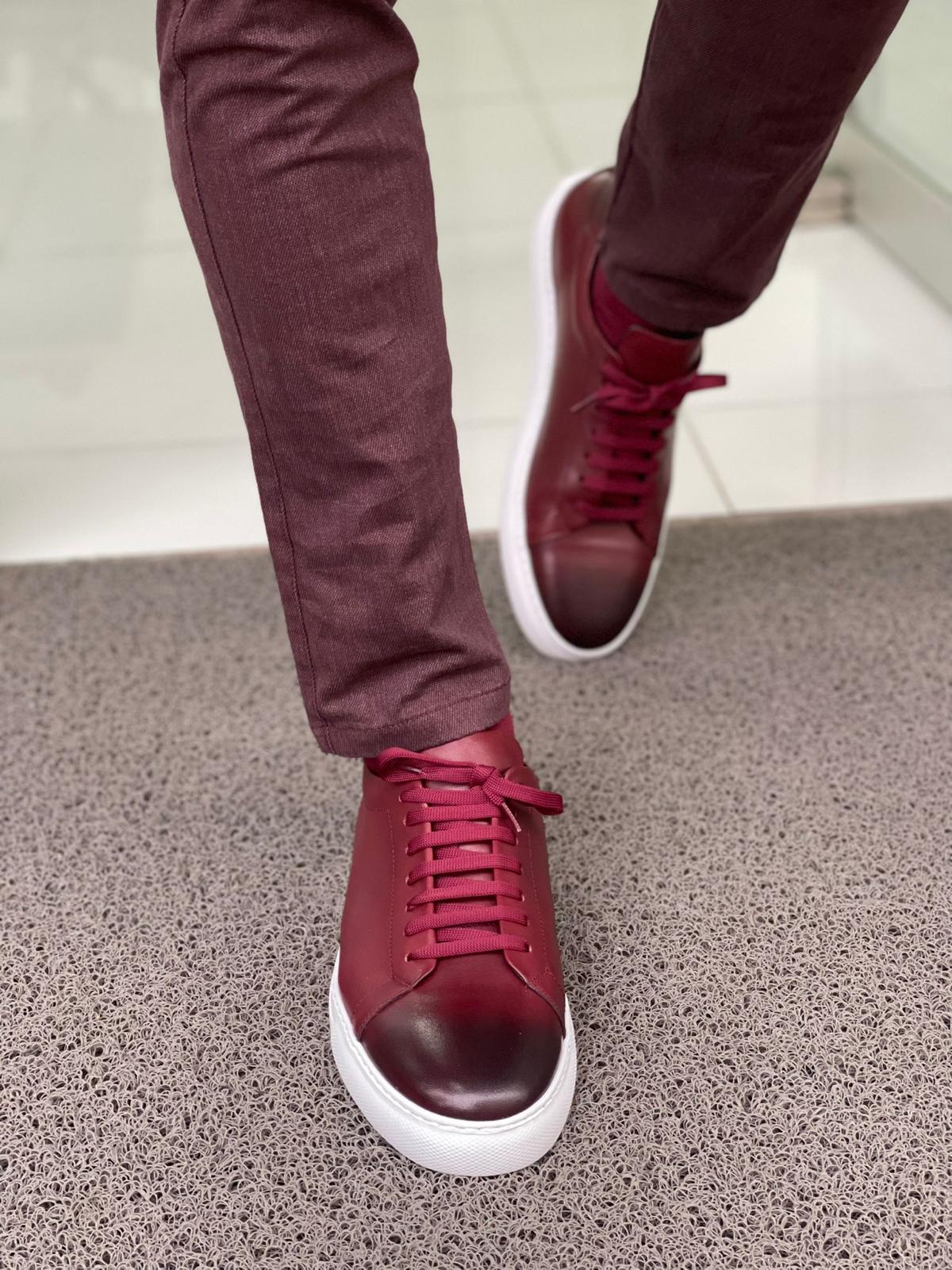 Madison Claret Red Sneakers