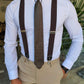 Varese White Chain Collar Shirt