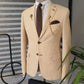 Burgas Beige Slim Fit Blazer