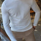 Napoca Ecru Slim Fit Sweater