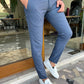 Perina Blue Slim Fit Trousers
