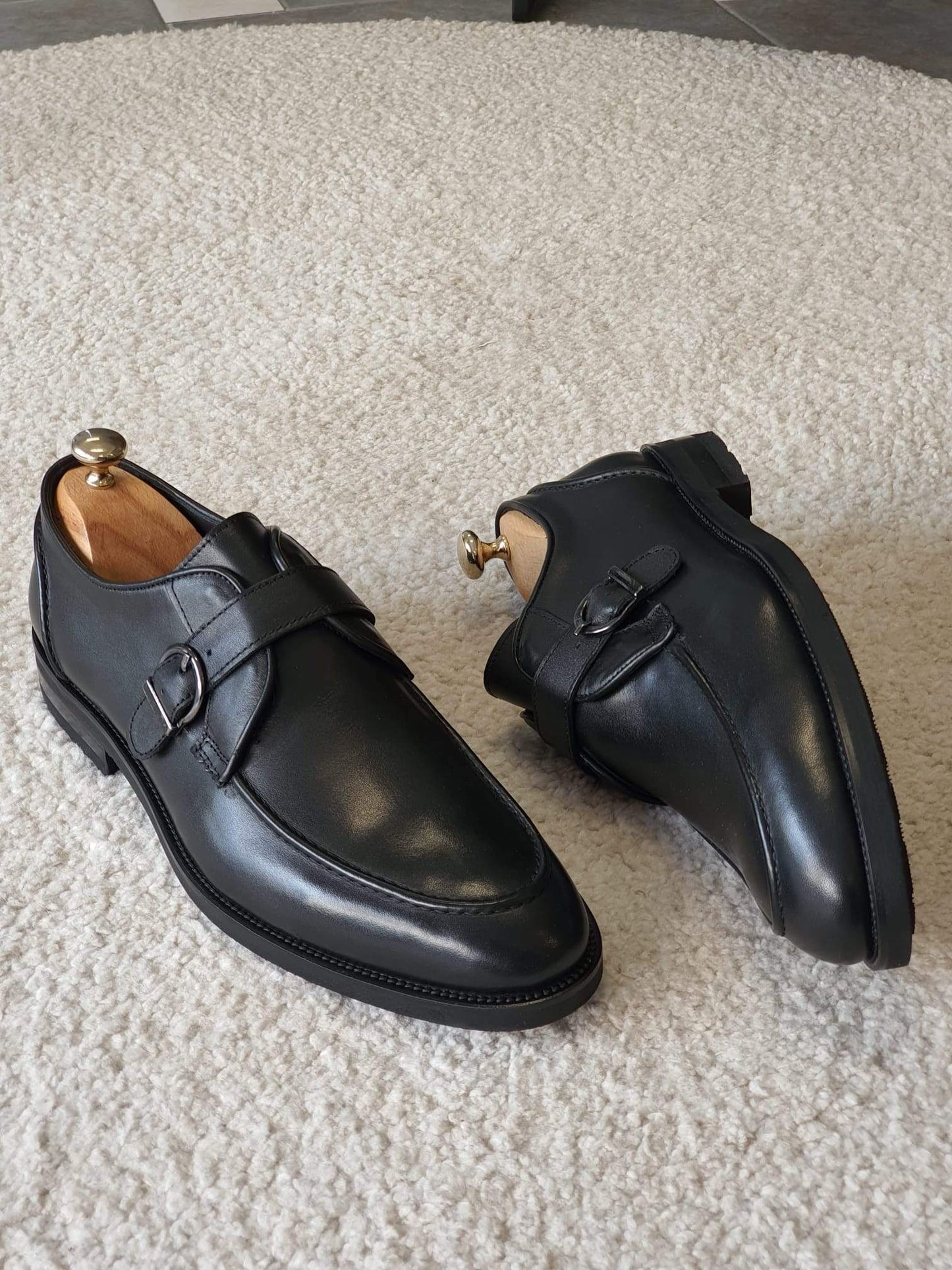 Preston Black Sardinelli Classic Shoes