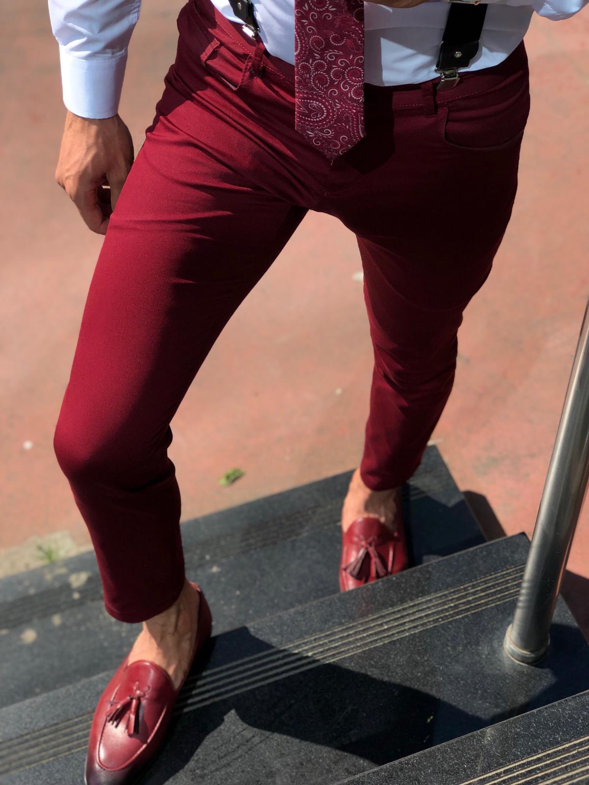 Cambridge Claret Red Pants