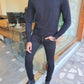 Aachen Black Slim Fit Sweater