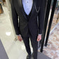 Addison Black Slim Fit Tuxedo Suit