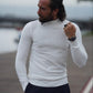 Catania White Patterned Sweater