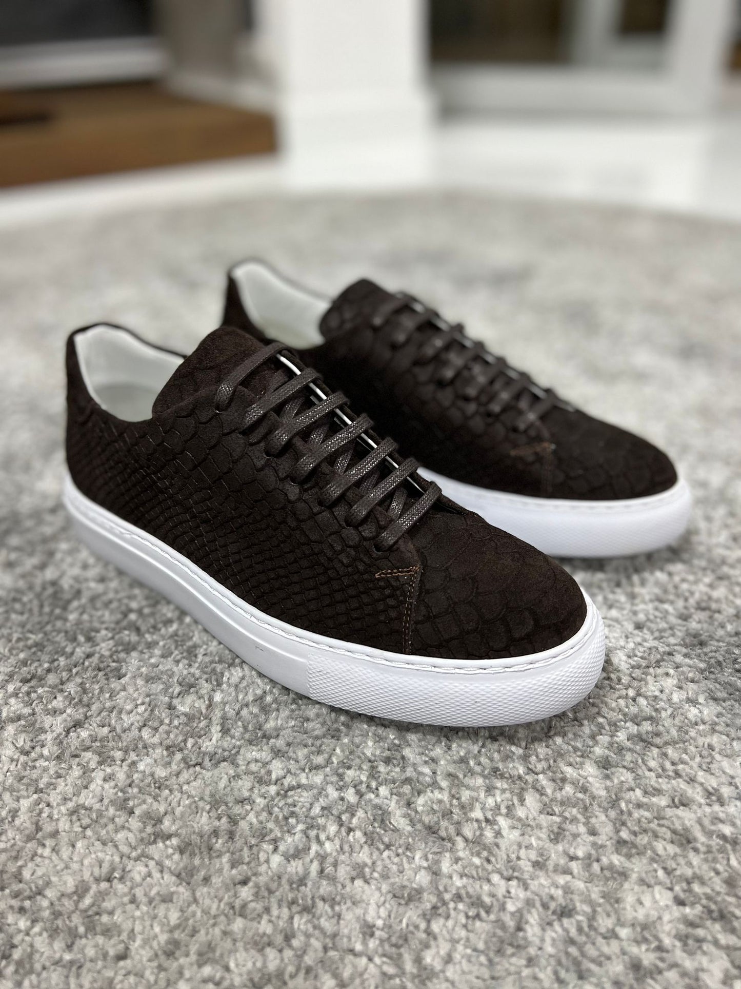 Collin Suede Brown Sneakers