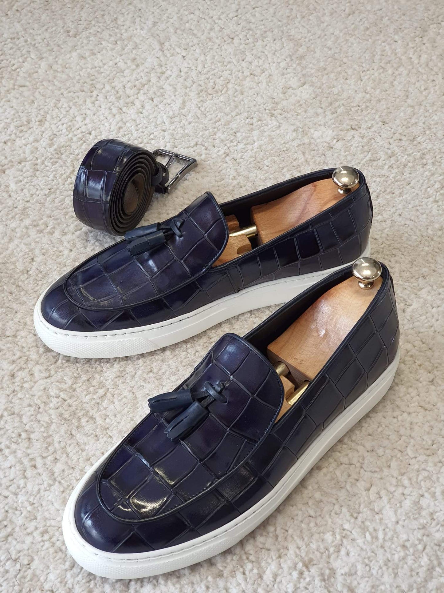 Varese Navy Blue Shoes