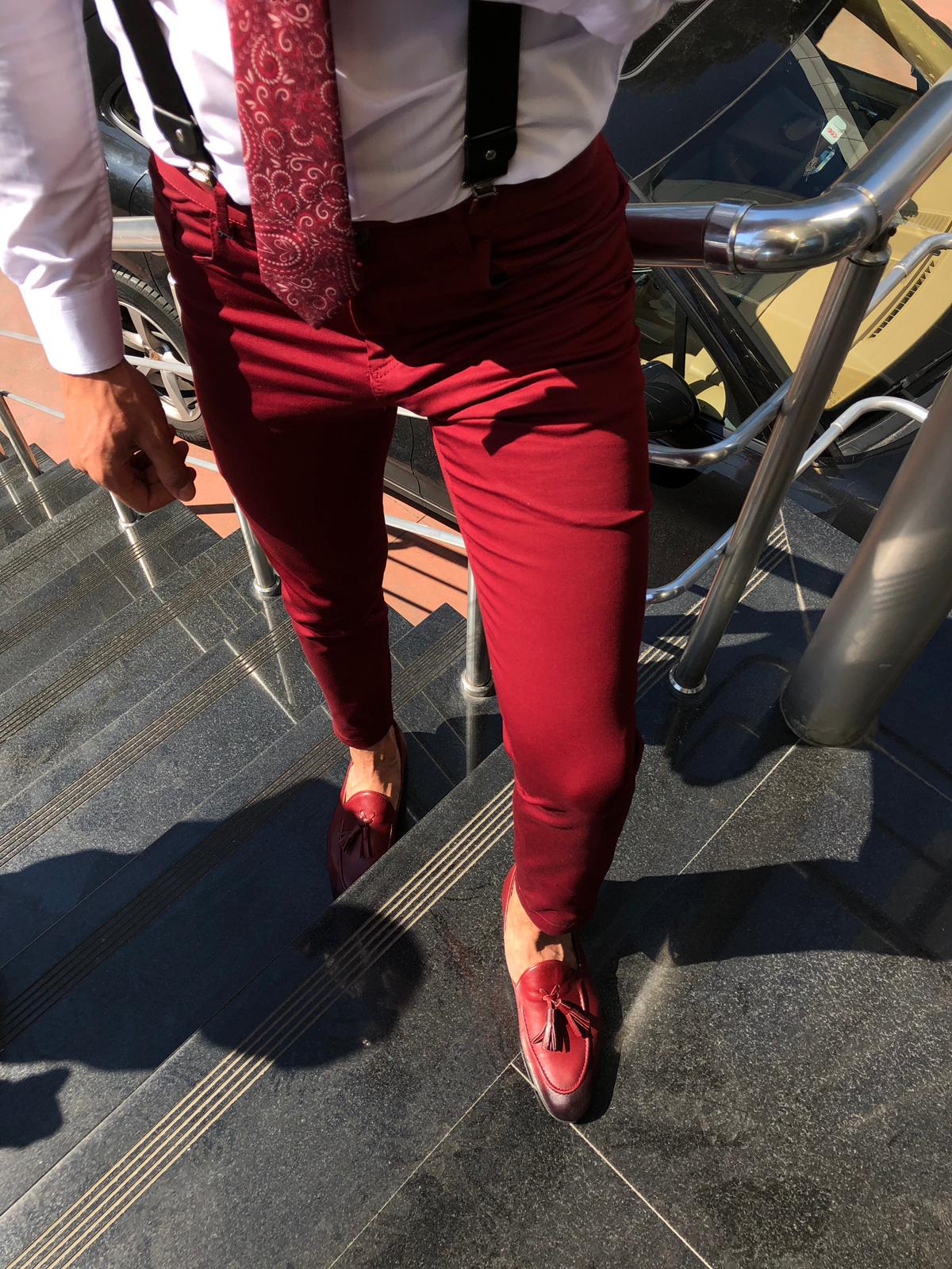 Cambridge Claret Red Pants