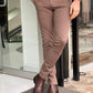 Madison Light Brown Slim Fit Pants