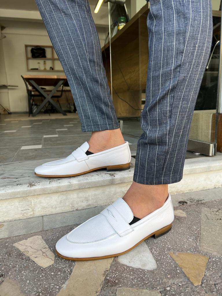 Quira White Loafers