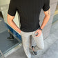 Blazin Black Patterned T-Shirt