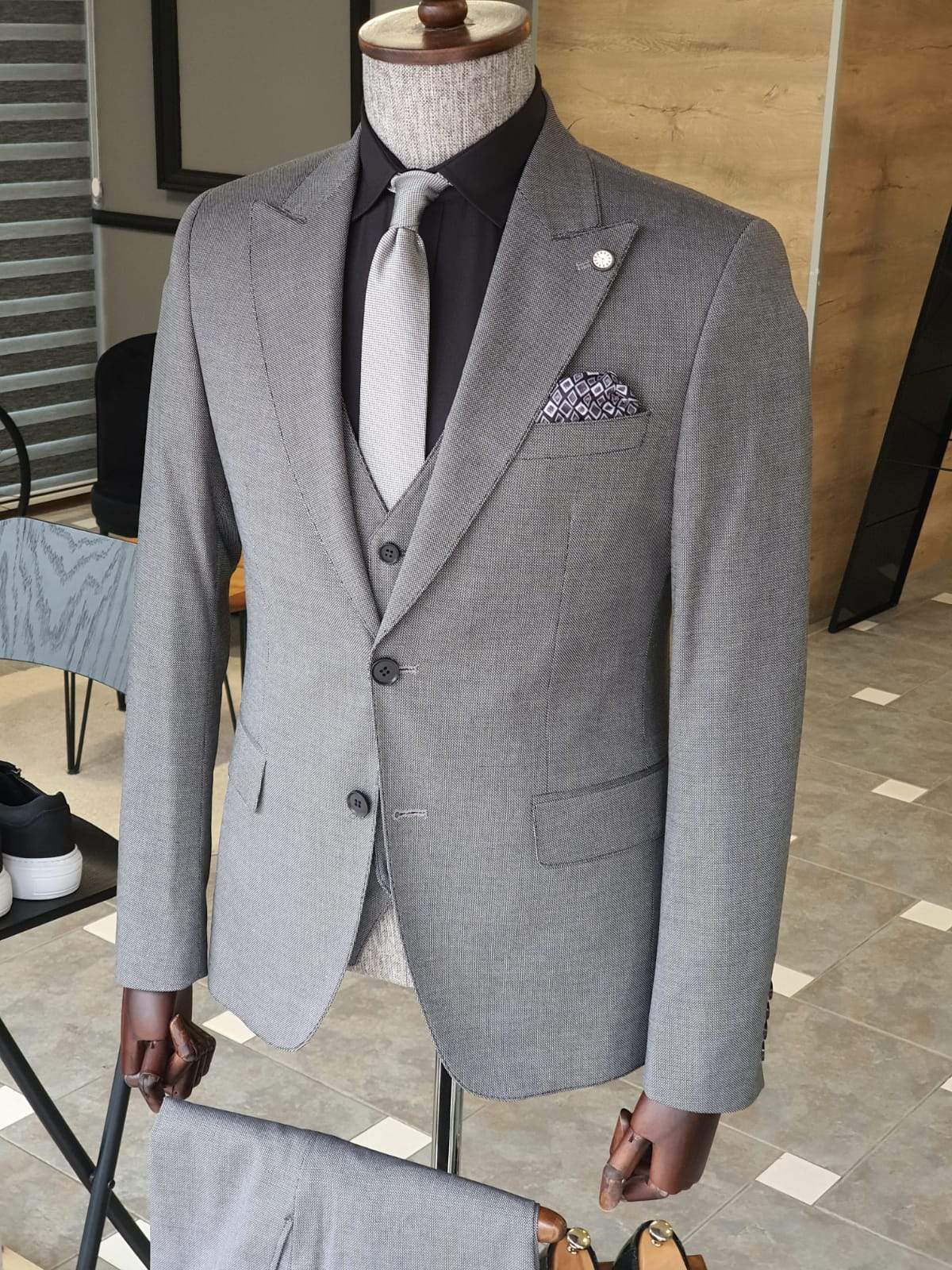 Geneva Gray Slim Fit Suit