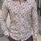 Seth Beige Patterned Shirt